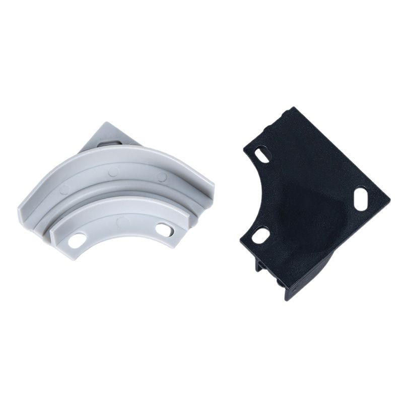 Abs Door Strip Corner Track Special Corner Turner Electric Curtain Bending Pulley Straightener Electric Curtain Accessories