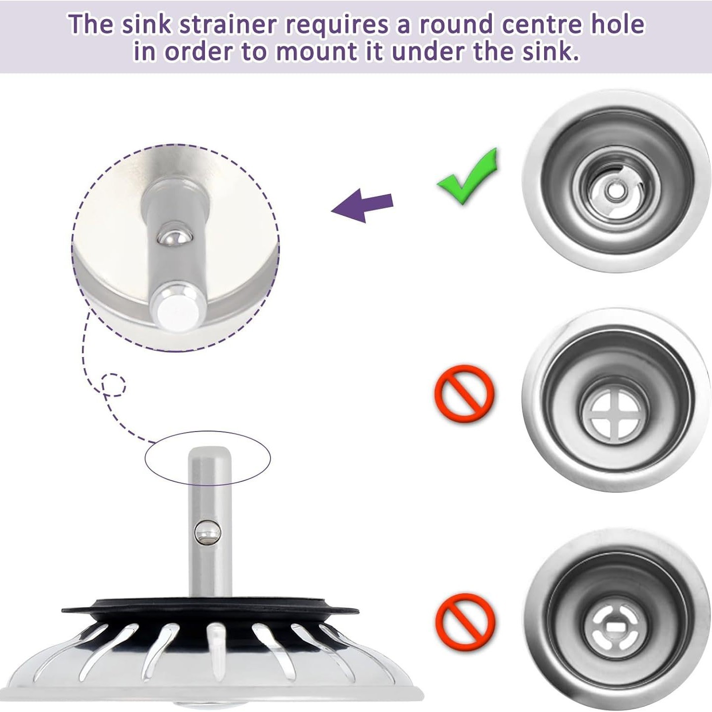 Cross-Border European-Style Sink Drain Cover Kitchen Sink Stopper Dishwashing Basin Plug Sink Accessories Filter Net Anti-Odor