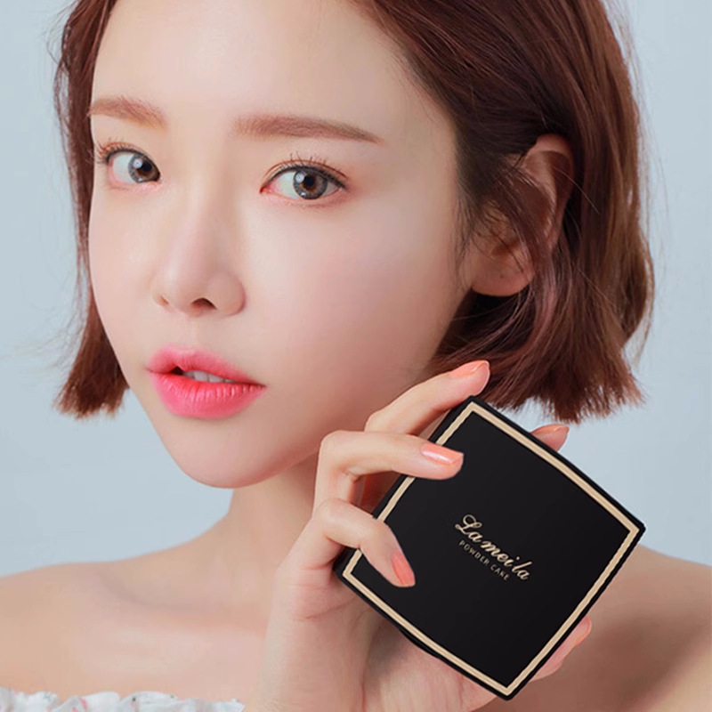 Chinese-made powder cake makeup powder honey powder oil control lasting do not take off makeup dry and wet dual-use natural Foundation Concealer powder makeup