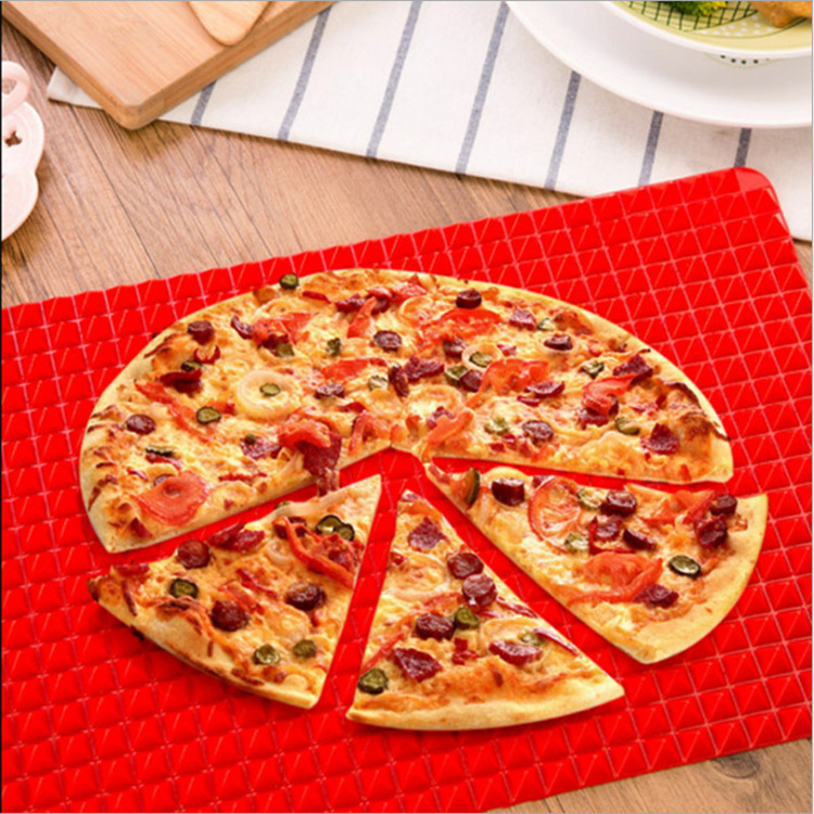 in stock Hot Sale Microwave Oven Baking Mat Pyramid Silicone Barbecue Mat Outdoor Picnic Barbecue Oil Filter Mat Multifunctional