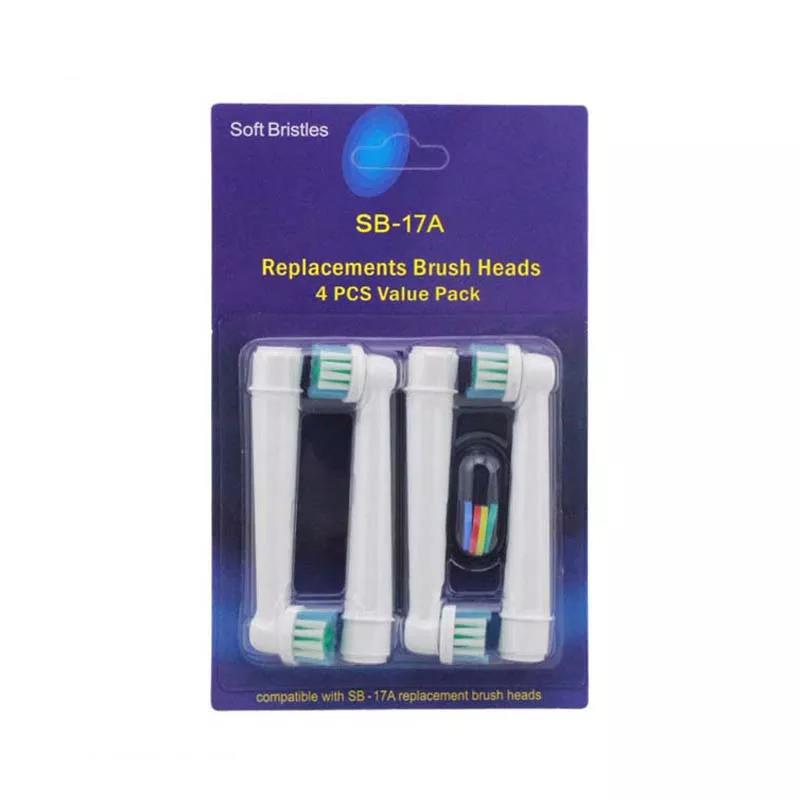Suitable for Oralb Oral B Electric Toothbrush Head Neutral Sb-17A/Eb-17 Toothbrush Dupont Hair Replaceable Brush Head