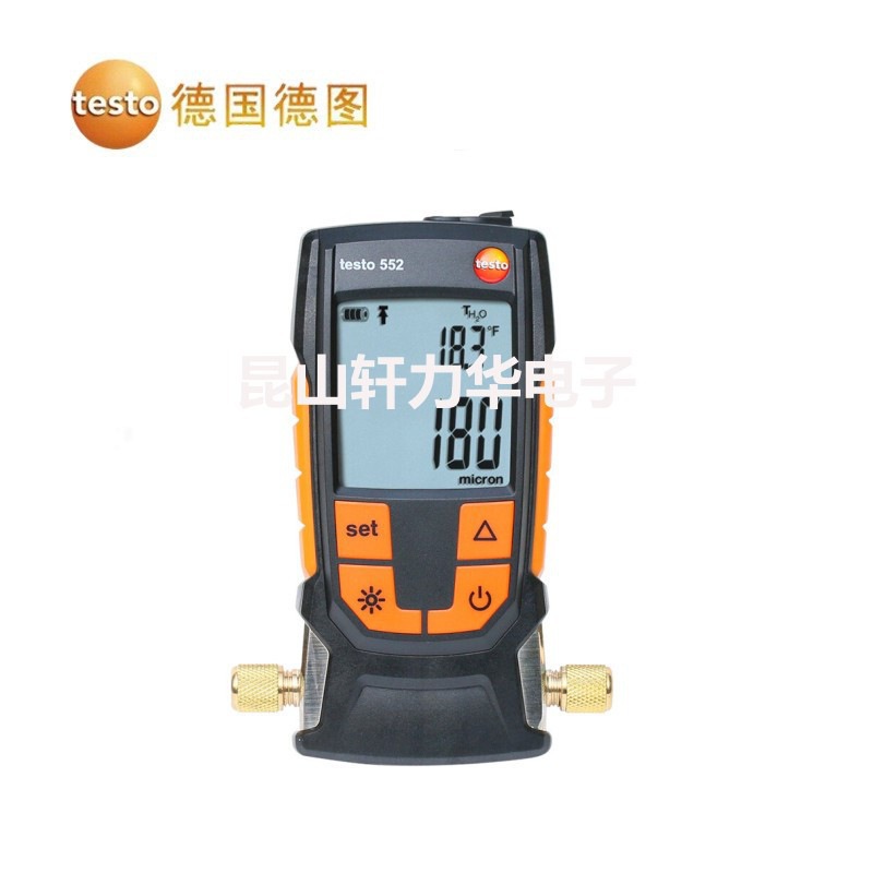 Testo Testo552 вакуумный манометр, цифровой манометр давления, вакуумный манометр для систем холодильников и тепловых насосов