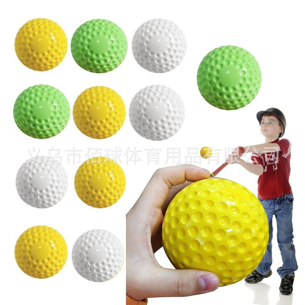 Factory supply 9 inch 12 inch PU hard yellow concave ball serving machine special machine for playing concave baseball softball