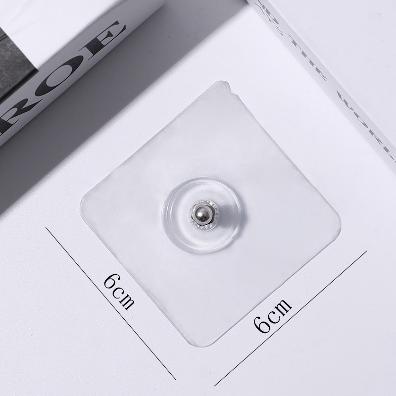Wholesale seamless adhesive buckle claw buckle accessories household wall hanging non-perforated transparent hook patch accessories