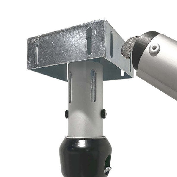 Source factory curtain rack accessories 5-character Hook double pole plug-in aluminum tube wedding curtain background rack retractable accessories