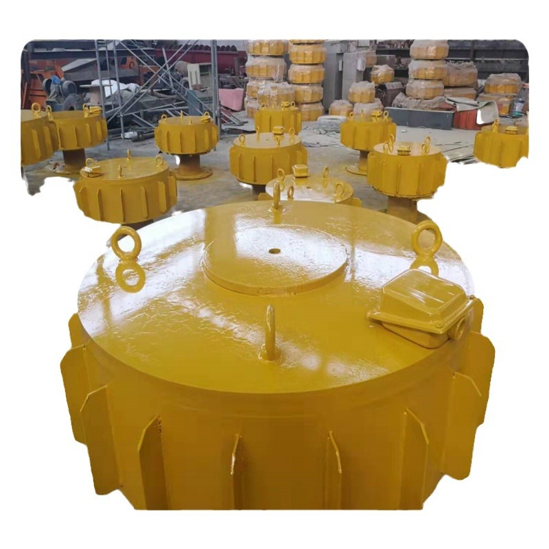 Disc Electromagnetic Iron Remover Pdd Dry RCDB Hanging Steel Slag Stone Factory Brick Factory Power Off and Unloading Electromagnet Remover