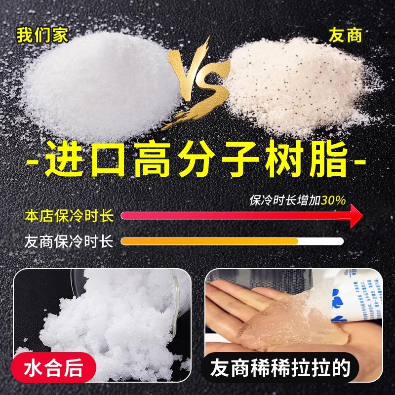 Mini Small Ice Bag Self-Absorbing Water Reusable Refrigerated Logistics Ice Bag Fresh Express Special Self-Absorbing Ice Bag