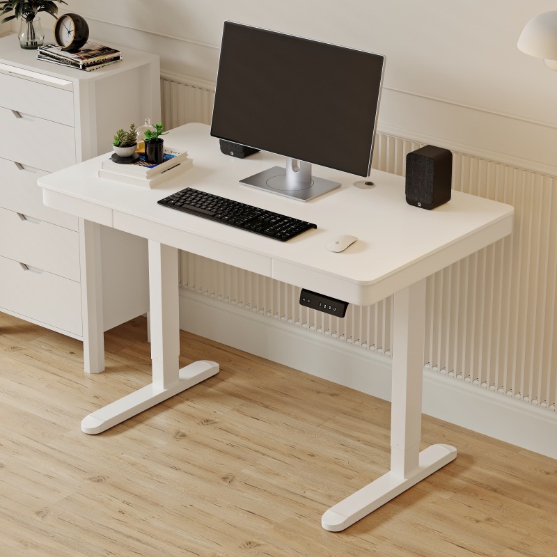 Electric Table Lifting Solid Wood Desk Smart Computer Desk E-Sports Home Liftable Smart Desk Workbench