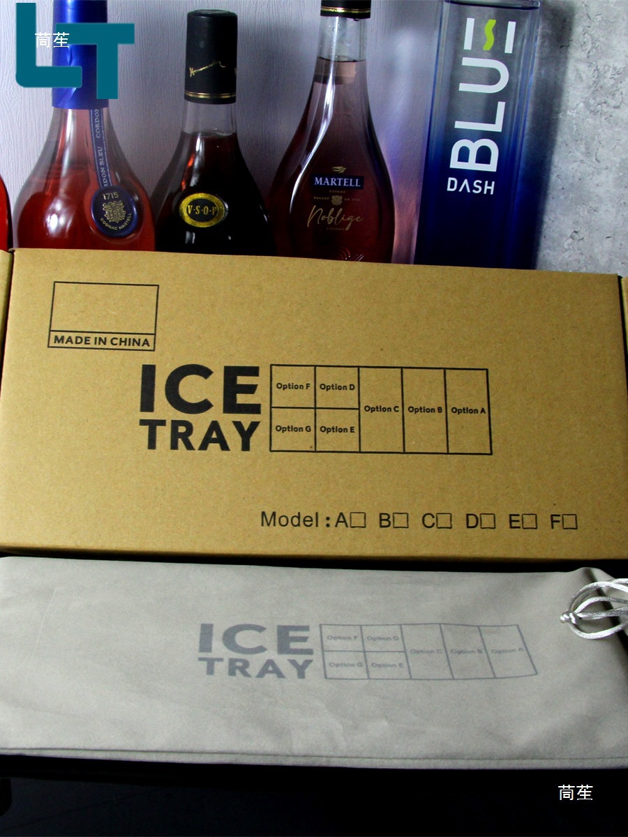 Bar Ice Cube Pattern Embossed Bar Ice Logo Texture Mold Hot Stamping Bartender Ice Making Template Board