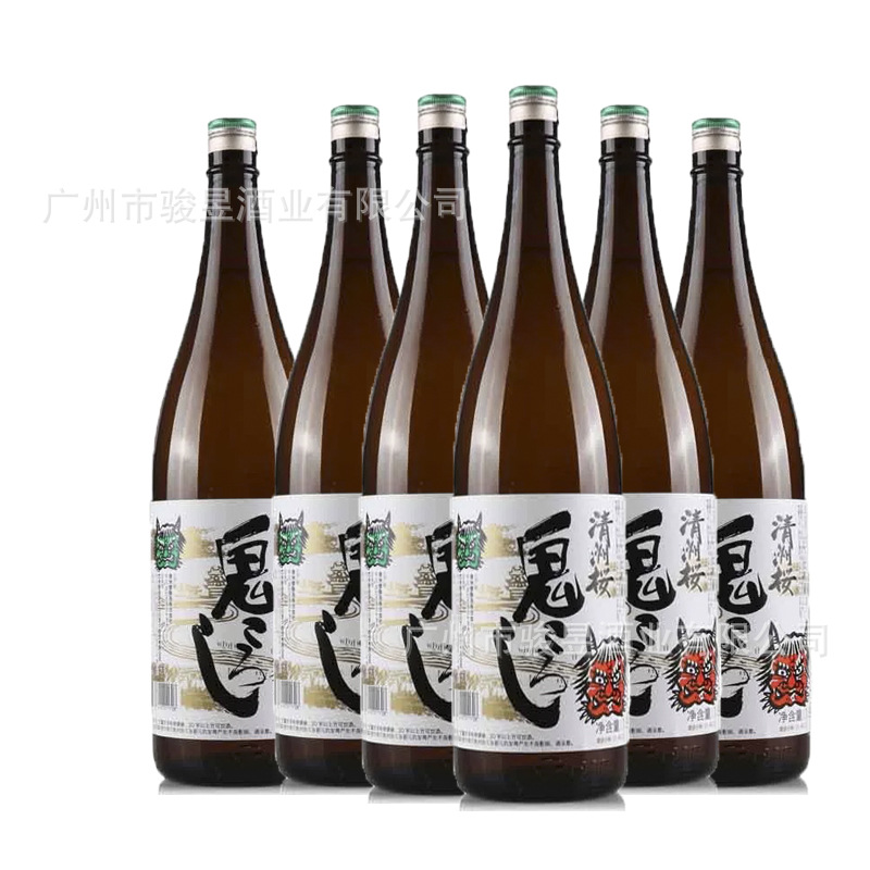 6 бутылок 1.8L саке Qingzhou Yinggui Yun 1800ml, большая бутылка японского саке Ghost Yun