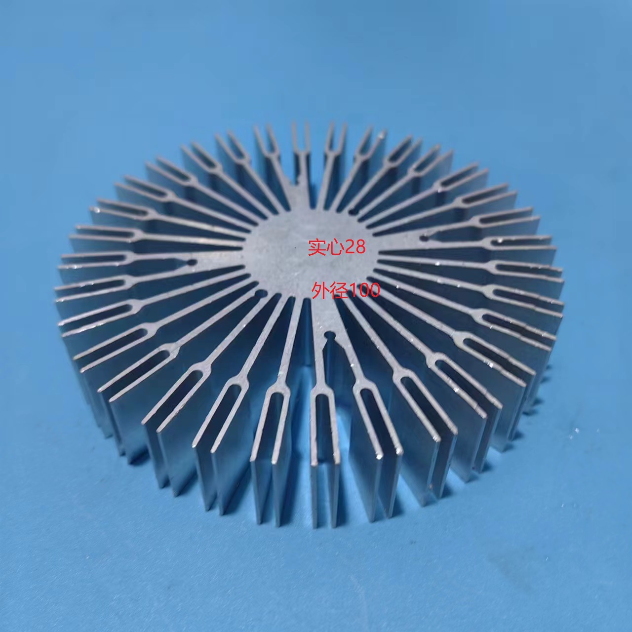 диаметр 100 толщина 20мм сплошной 28мм радиатор LED радиатор для светодиодов