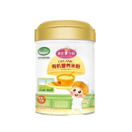 Myla Little Chef Organic Nutritional Rice Powder Probiotics High-Iron Baby Food Supplement Millet Rice Paste Infant Organic Selection