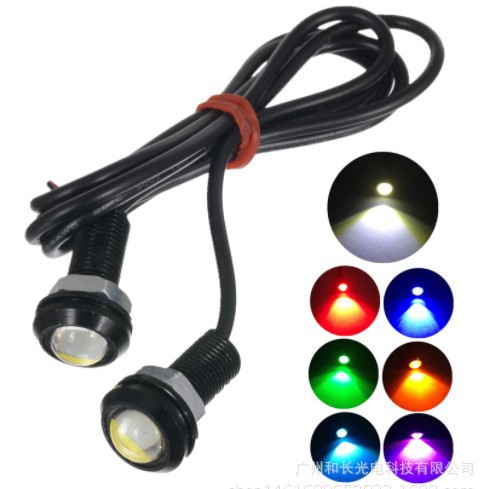 Популярные модифицированные огни для электрических транспортных средств, огни Eagle Eye 18 мм, балансировочные огни 12V 48V для мотоциклов