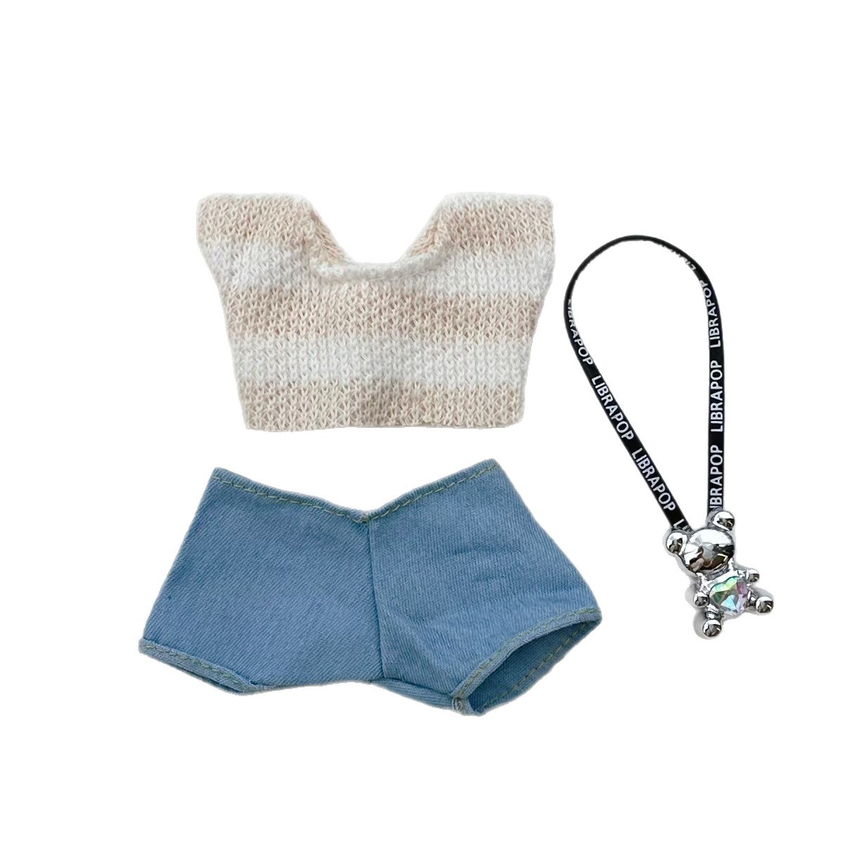 Labubu Is Suitable for 17cm Labubu Vinyl Dolls, Plush Dolls, Etc., and Can Be Dressed up and Changed into Different Outfits as a Toy