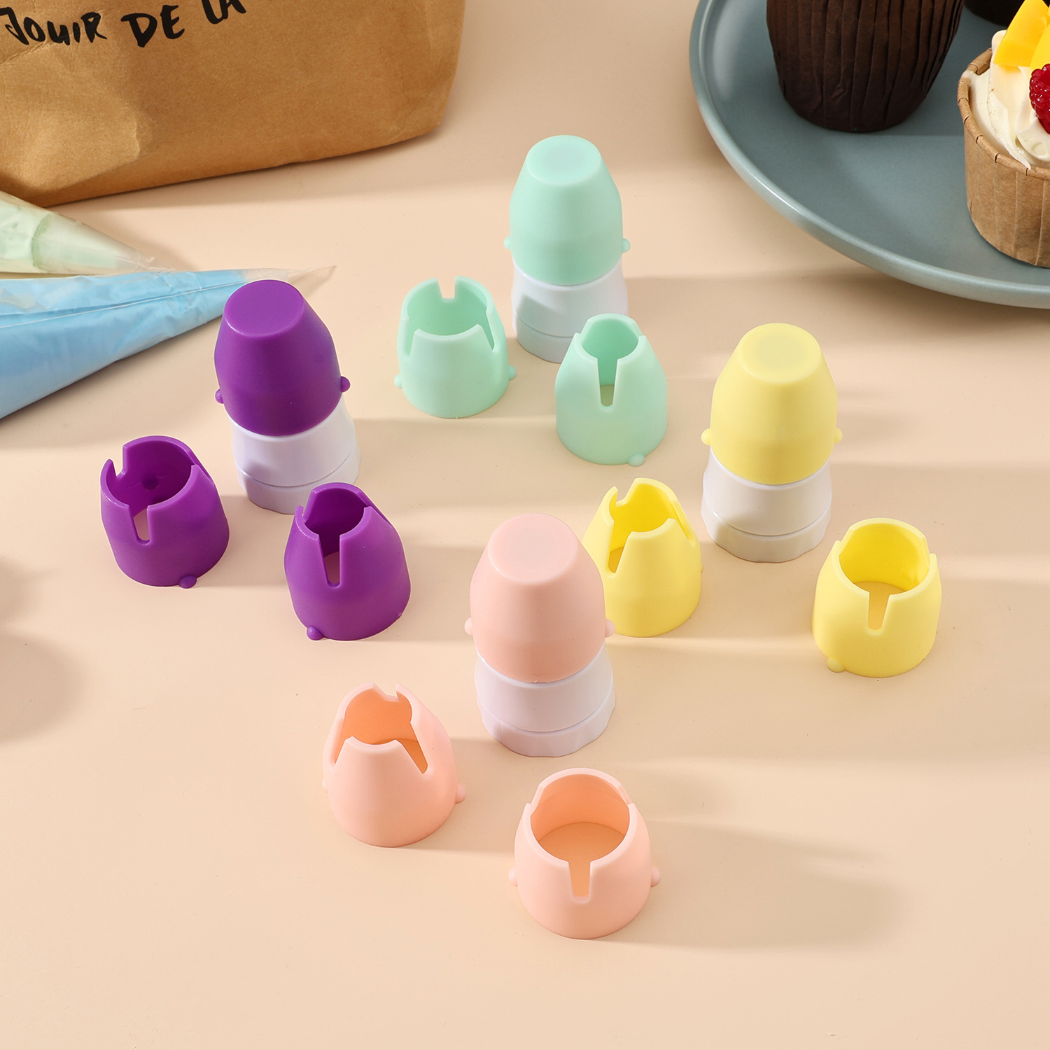 Ready Supply of Cream Decorating Nozzle Multi-Function Converter Plastic Decorating Nozzle Converter