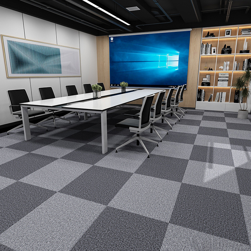 Office self-adhesive carpet full square conference room engineering office building splicing living room blanket aluminum foil adhesive