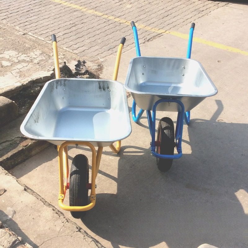 One-Wheeled Trolley Construction Site Agricultural Sand and Soil Construction Dump Truck Garbage Handling Garden Manual Two-Wheeled Trolley Free Shipping