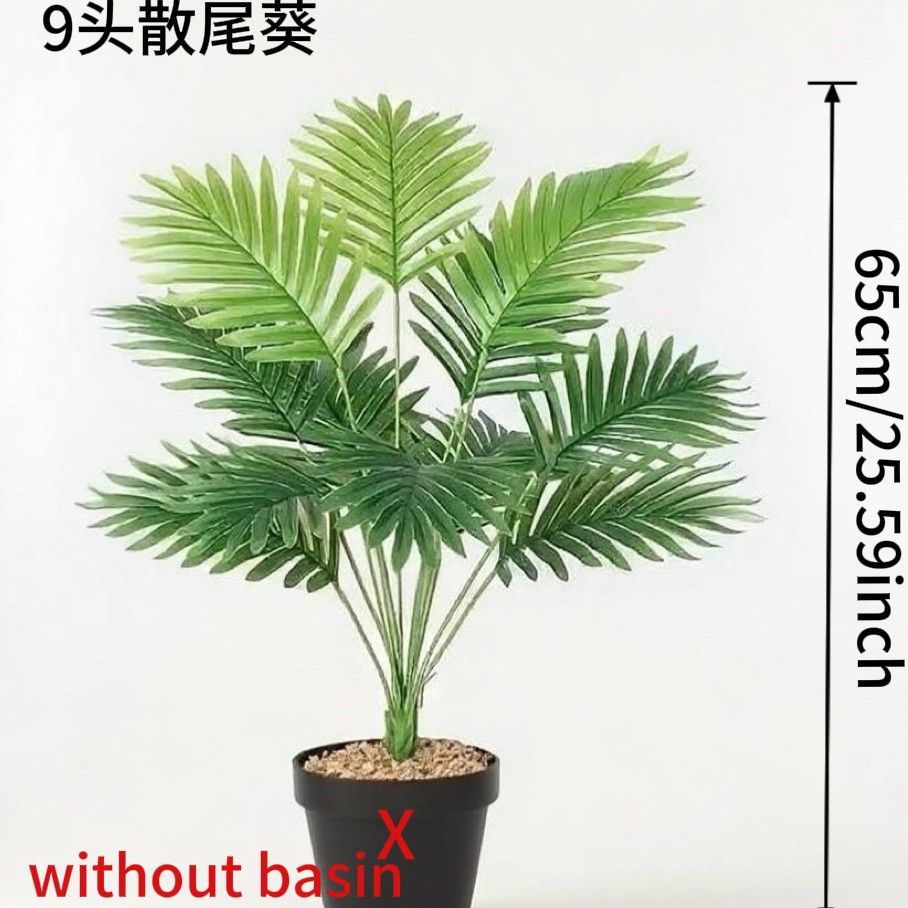 Large Simulated Sunflower Floor-Standing Indoor Window Plant Corner Design Landscaping Decoration Cross-Border Amazon Green Plants