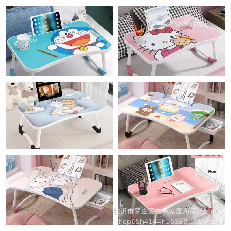 Индивидуальный маленький стол для кровати, складной компьютерный стол, письменный стол для детей, стол для студентов в общежитии, стол для учебы на верхней кровати