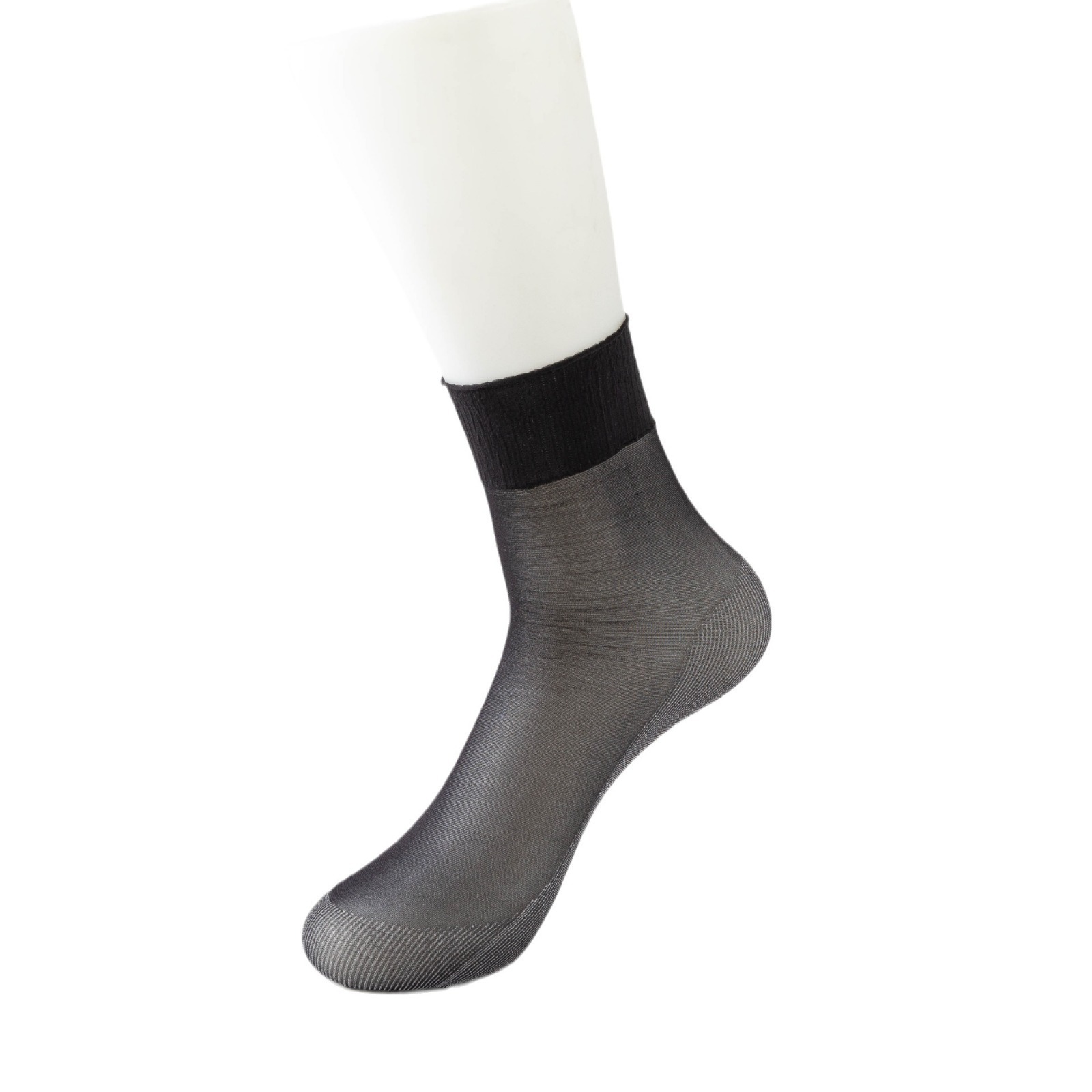 Ruffled Short Stockings for Women, Summer Thin Cotton Bottom Loose Socks That Do Not Tighten the Legs, Mother's Socks, Velvet Anti-Snagging Mid-Calf Socks