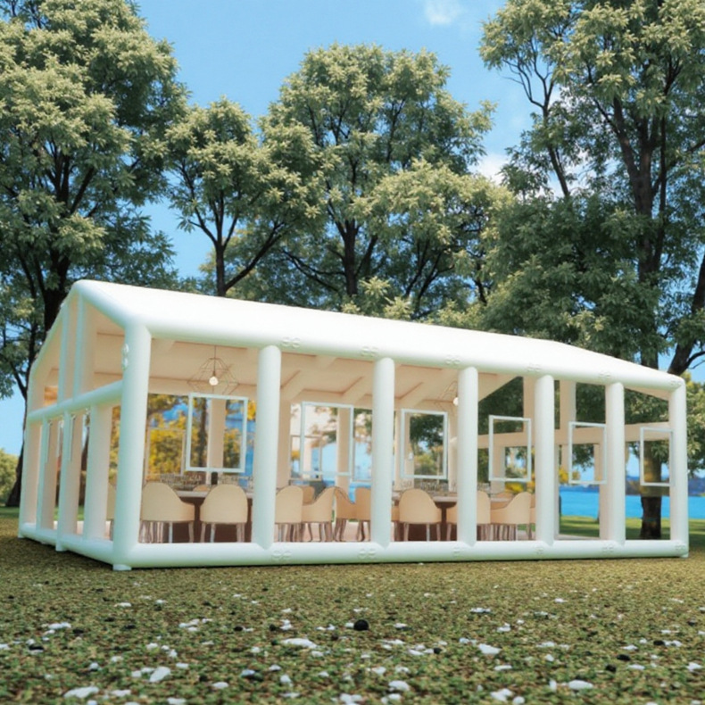 Inflatable Catering Restaurant Outdoor Open-Air Tent Bubble House Famous Transparent Large Outdoor Night Market Stall Food Stall