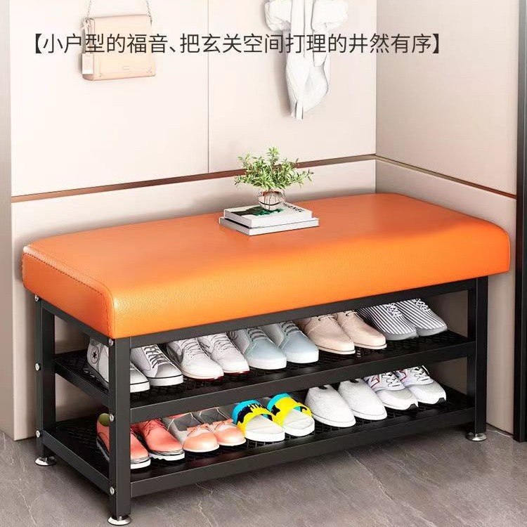 Табурет для обуви в домашних условиях, табурет для сидения в прихожей, интегрированный многоуровневый узкий шкаф для обуви, простой табурет для обуви