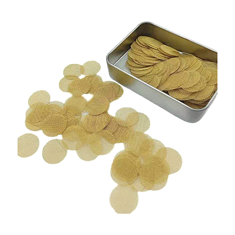 Stainless Steel Filter Mesh Crystal Hookah Combustion Aid Mesh Faucet Arabic Hookah Mesh 304 Corrosion-Resistant