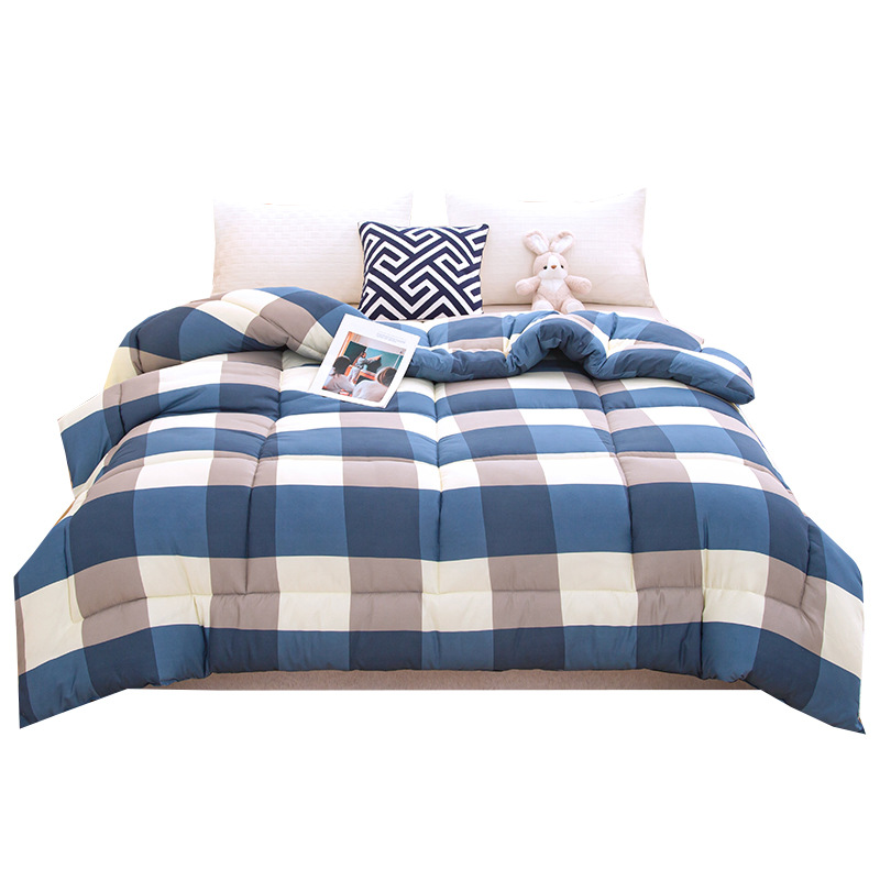 Thick Quilt for Winter, Spring and Autumn, Cotton Quilt for Autumn and Winter, Single Thickened Warm Quilt for Student Dormitory, Winter 5kg