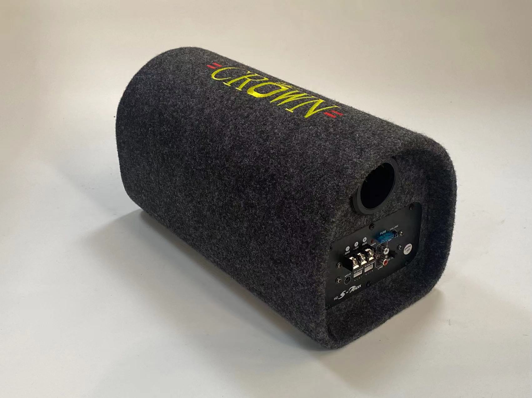 Factory direct Car Subwoofer 12v tunnel-shaped active car audio modified high-power subwoofer