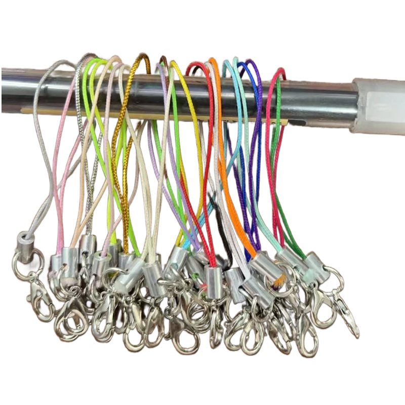 Wholesale Eco-Friendly Multi-Color Phone Straps DIY Phone Straps Doll Lanyards Toy Doll Lanyards Lobster Clasp Lanyards