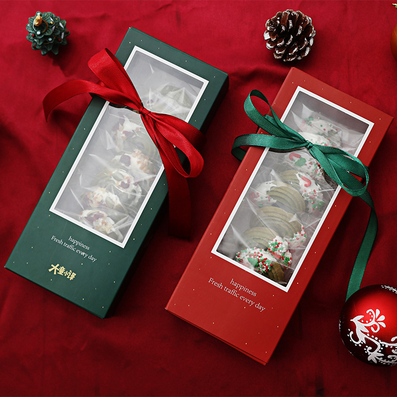 Рождественское печенье, декоративные печенья, матча, клюква, гирлянда, новогодний подарочный пакет, ручная работа, прямая продажа с фабрики