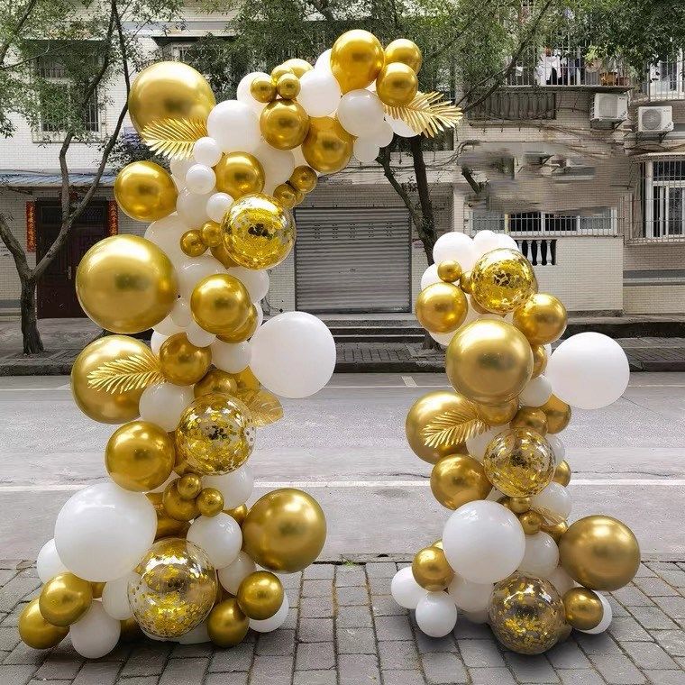 Varied Shape Small Arch Balloon Bracket Irregular Column Bracket Opening Ceremony Wedding Venue Curved Arch