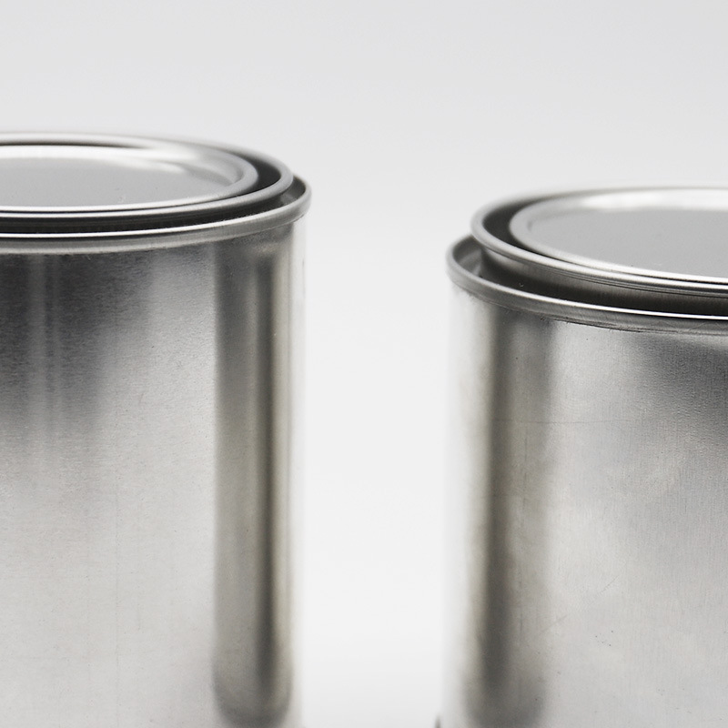 Tinplate Storage Jar Round Plain Iron Tin Metal Packaging Jar 100ml Universal Paint Pvc Glue Sample Jar