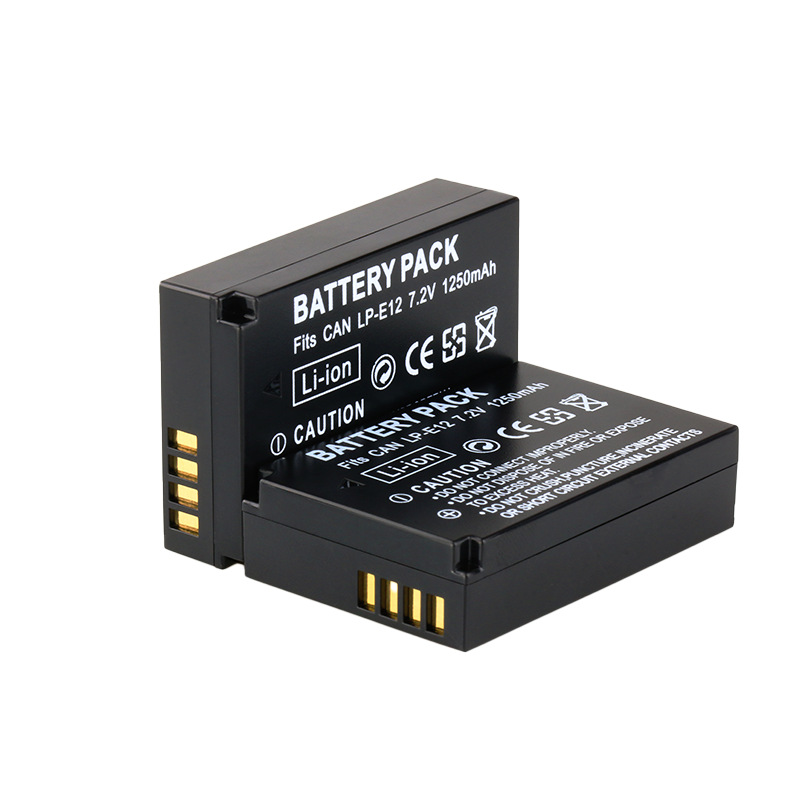 For Canon LP-E12 battery LPE12 battery Canon EOS M camera battery factory supply