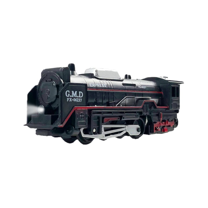 Simulation Electric Small Train Track Set Simulation Lamps High Speed Train Boys Girls 3 to 6 Years Old Toy Model