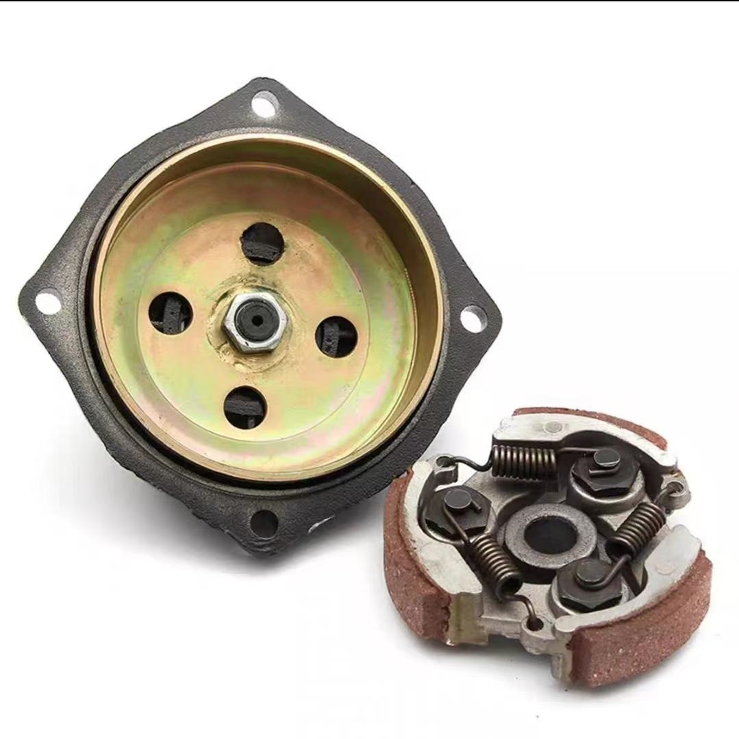 Mini Motorcycle Two-Stroke Small Sports Car Small Off-Road Clutch Flywheel 49Cc Engine Gear Cover Clutch Shoe Block