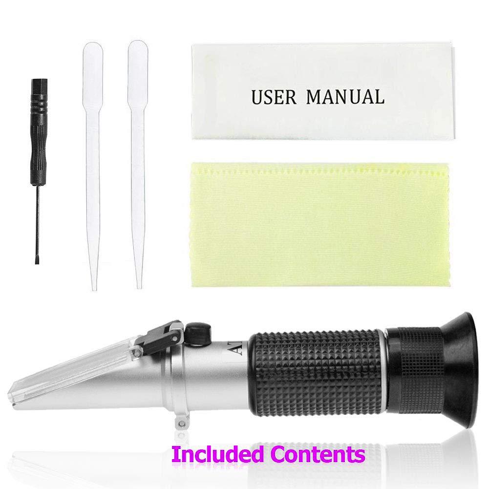 Foreign trade quality portable refractometer high precision sugar analyzer 0-32% sweetmeter detector wine meter