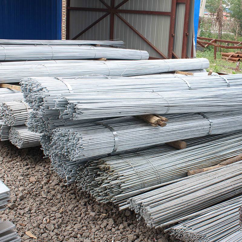 Hot-Dip Galvanized Round Steel Cold-Dip Galvanized Solid Grounding Lightning Avoidance Needle Straight Iron Rod 10/12/14/16/18 Structural Steel