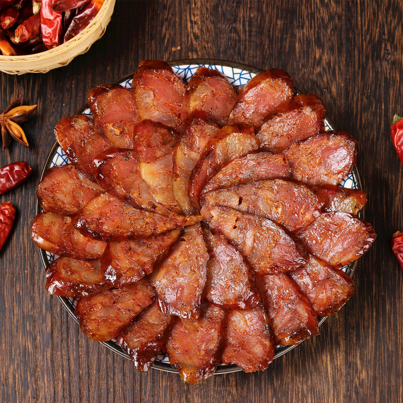 Vacuum 500g smoked sausage Sichuan spicy sausage farm firewood flavor Sichuan bacon factory wholesale