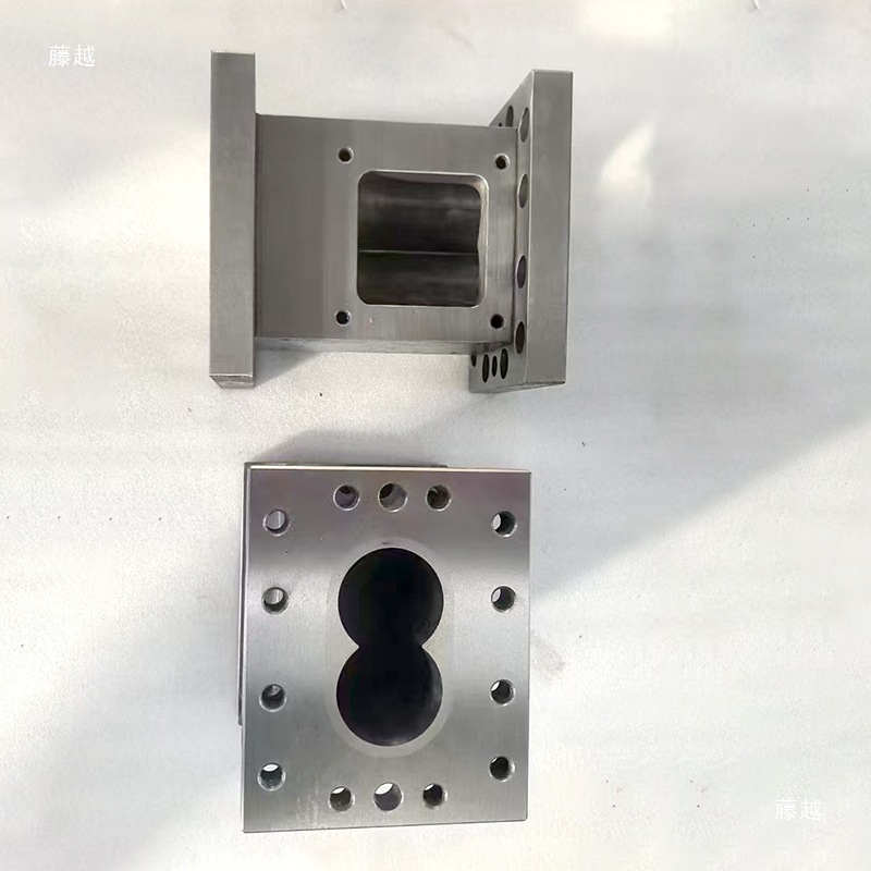 Double Screw Granulator Cylinder Screw Cylinder A101 Integral Alloy Sleeve C-Type Sleeve Split Sleeve Body Wear-Resistant and Corrosion-Resistant