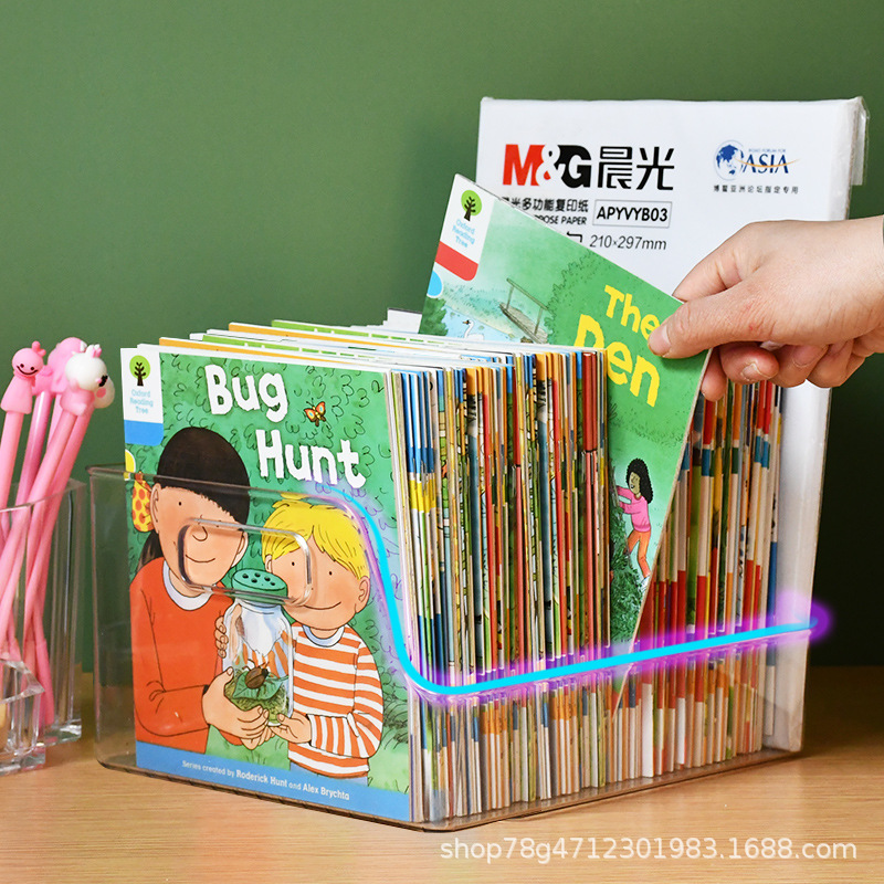 Коробка для хранения детских книг Raz Oxford Tree, стеллаж для книг, корзина для хранения книг, книжная полка для детской комнаты