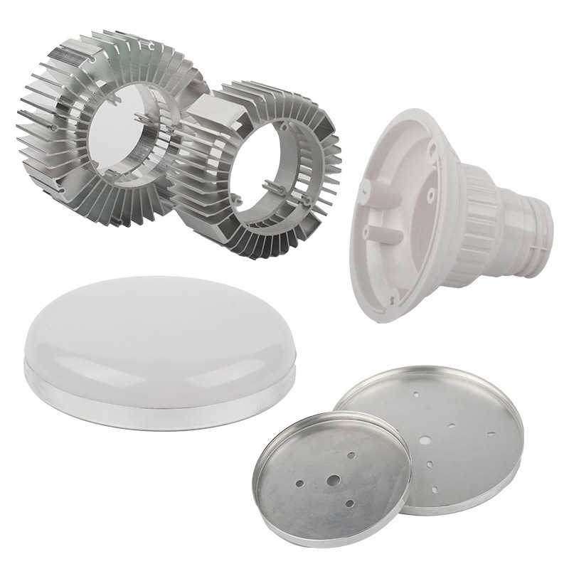 Factory direct car aluminum profile Net red mushroom lamp radiator shell kit machining support customized on demand