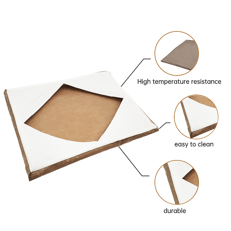 Ptfecover Ironing High Temperature Resistant Anti-Stick Multi-Size Reusable Ptfe Teflon Heat Press Sleeve