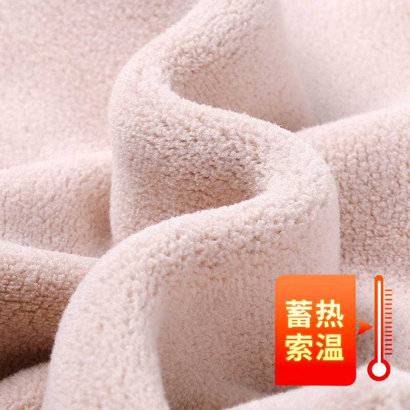 Camel Wool Women's Thermal Pants for Autumn and Winter, Fleece-Lined and Thickened, German Velvet Thermal Pants, Cotton Wool Pants for Middle-Aged and Elderly, Soft and Warm Base Layer Leggings