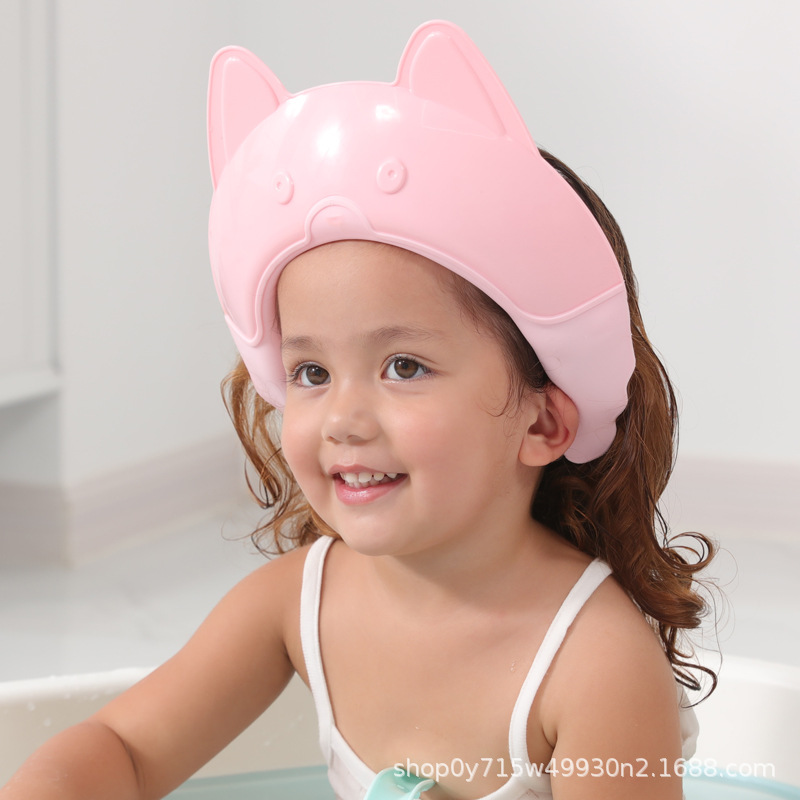 Zhiyan mommy Fox Children's shower cap baby shampoo cap baby shower cap adult shampoo cap
