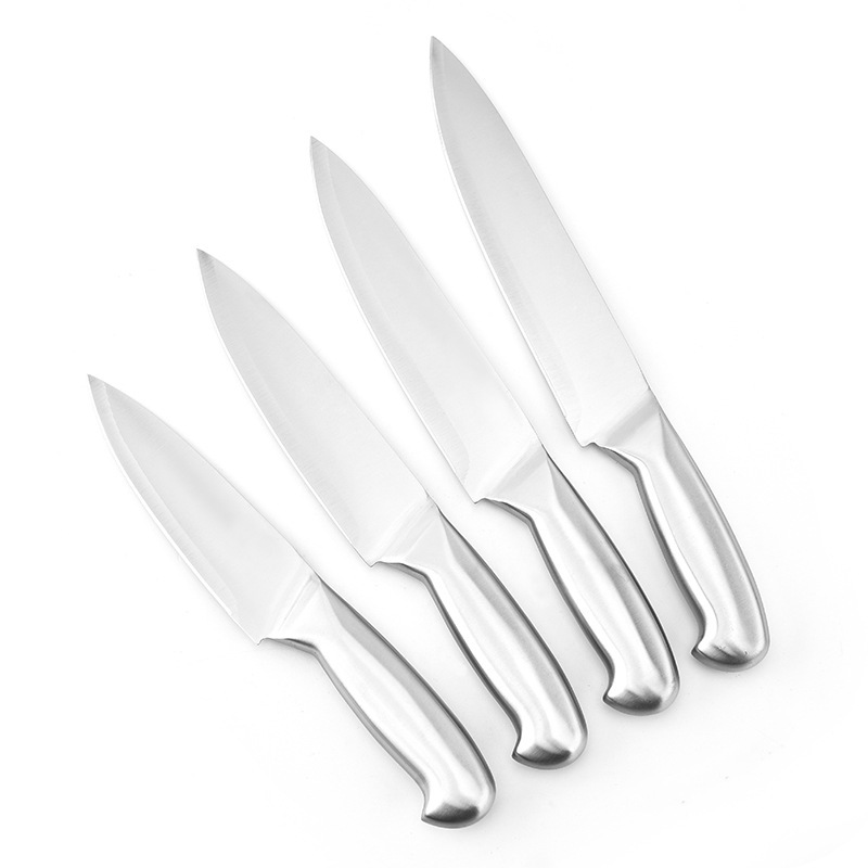 Популярный набор поварского ножа и столового ножа из нержавеющей стали для западной кухни, нарезки в кухне и ножа для фруктов