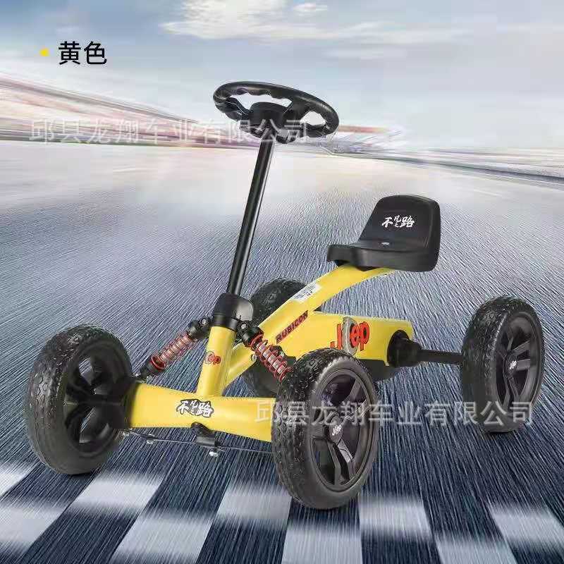 Spot supply children's four-wheel bicycle boys and girls kart anti-rollover sliding balance toy car