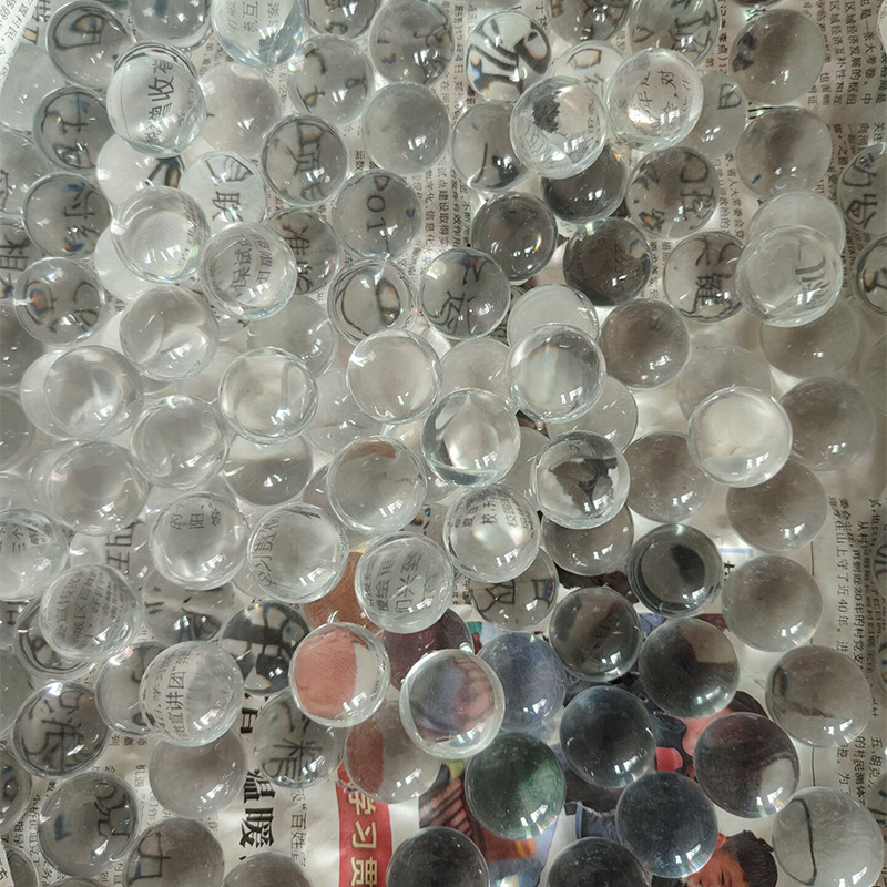 20mm Transparent Crystal Ball Light Ball Ornaments Magic Beads Size Ball Props Photography Solid Glass Ball