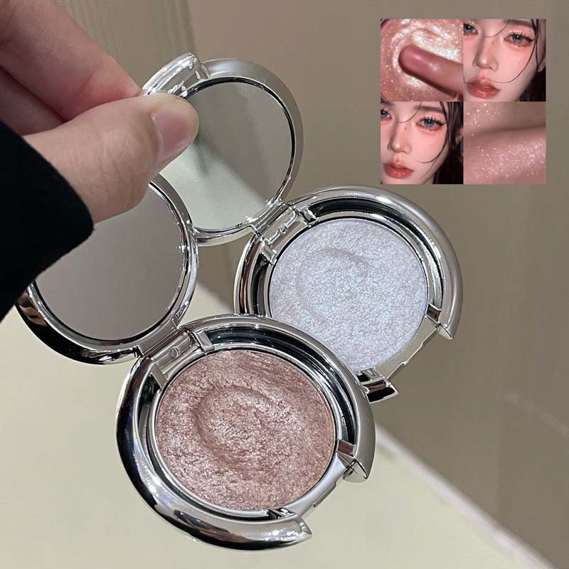 Herorange Light and Shadow Interwoven Highlighting Cream Broken Diamond Exploding Pearlescent Fine Flash Three-Dimensional Silkworm Brightening Contouring Highlight