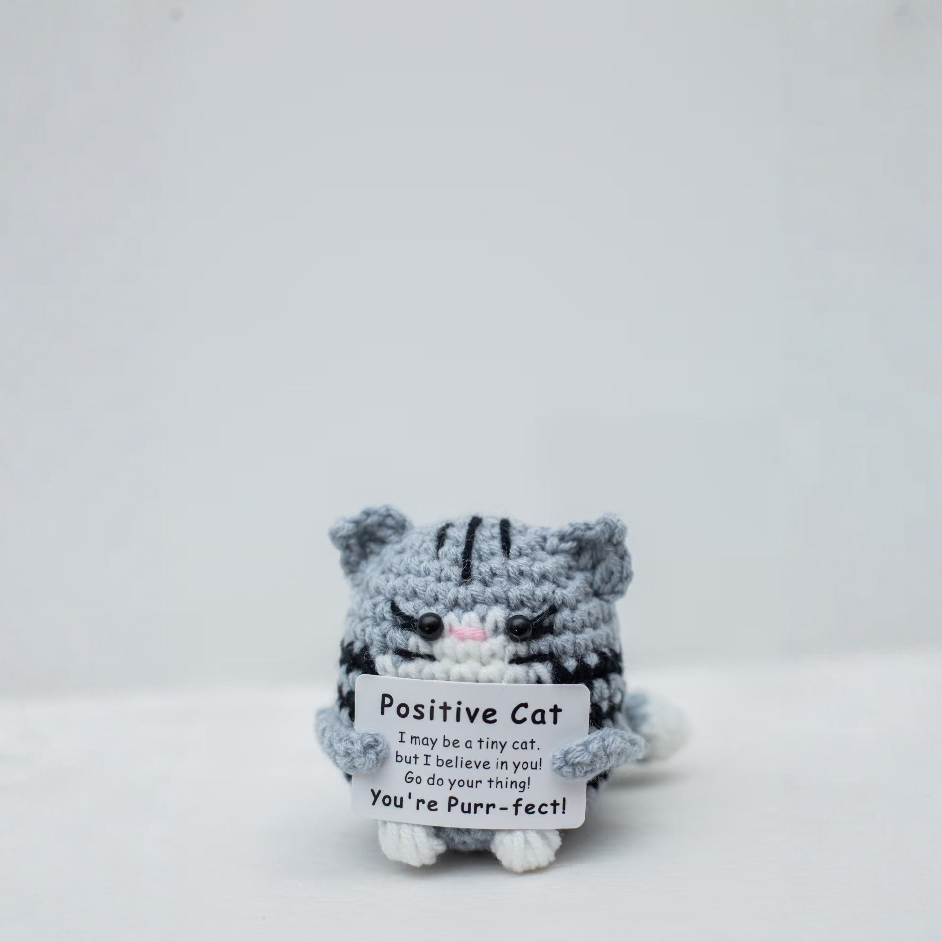 Handmade Crocheted Woolen Doll Creative Ornaments Cute Positive Energy Kitten Turtle Beer Mug Pendant Cartoon Outfit